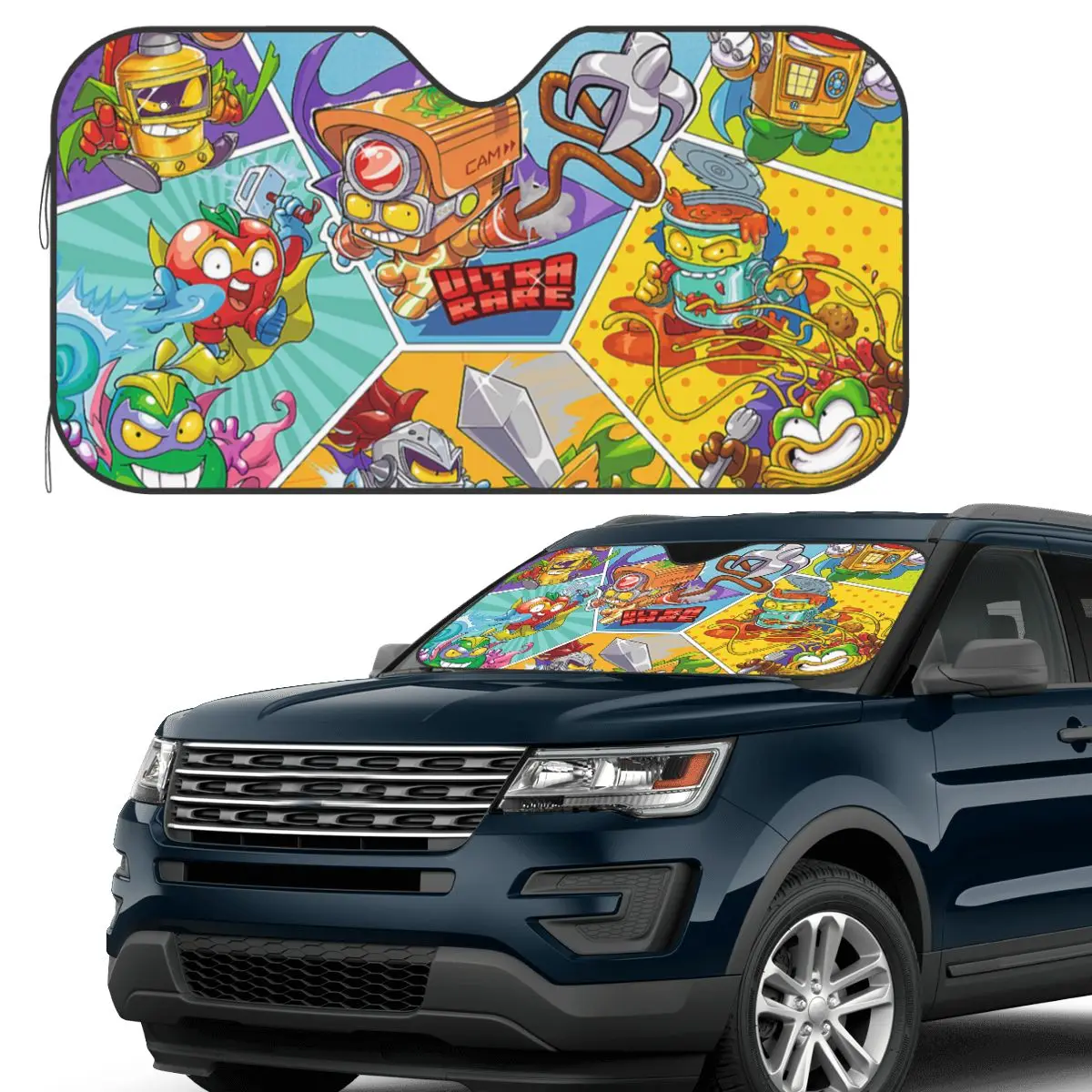 

Superthings Sunshade Windscreen Car Front Windshield Window Sun Visor Accessories Covers