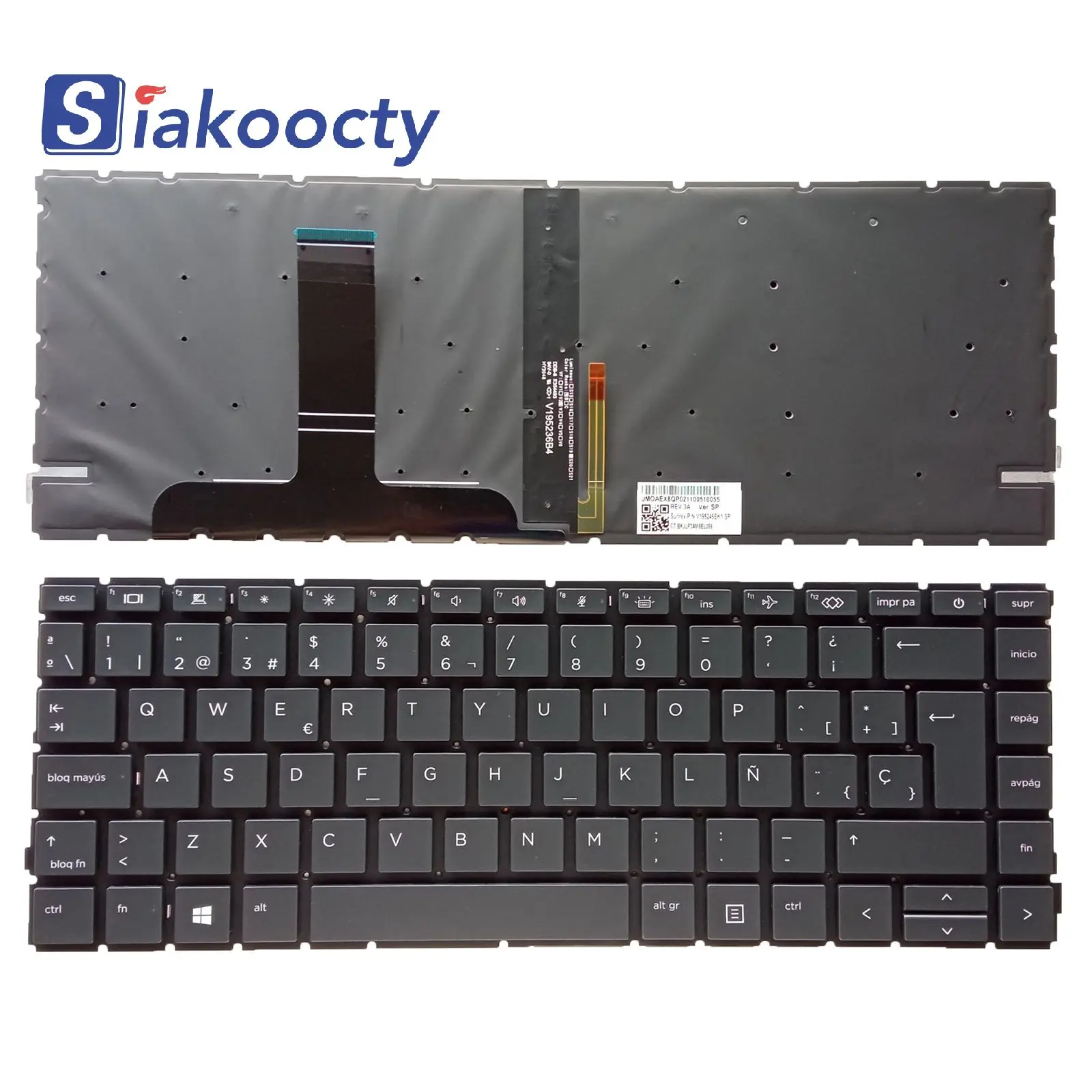 

Shen Zhen hot selling SP new laptop internal keyboard for HP ProBook 640 G7 645 G7 640 G8 645 G8 Keyboard Backlit no frame black