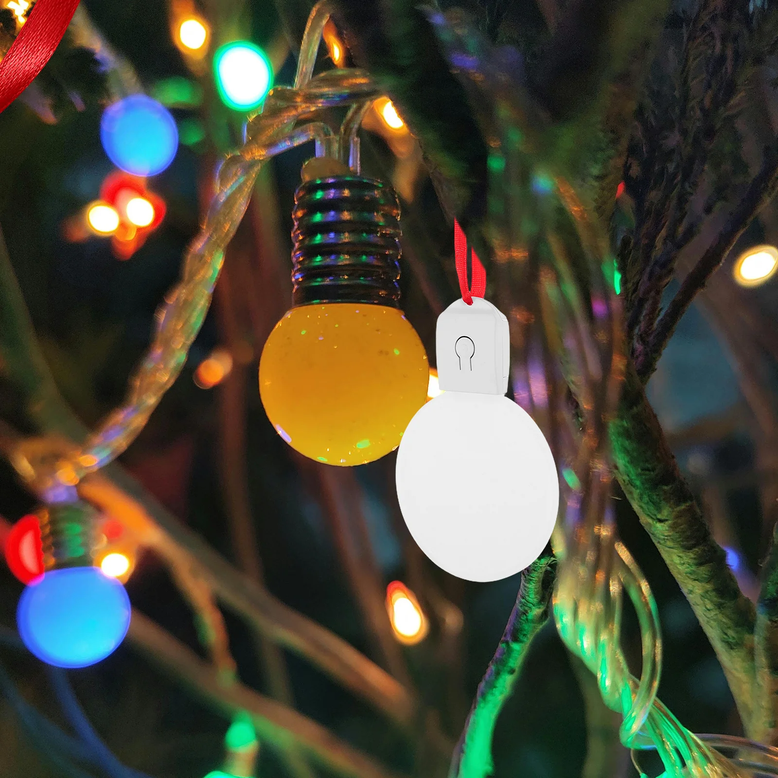 

Round Sublimation Blank with LED Light DIY Acrylic Night Light for Bedrooms Living Room Children Spaces Unique Decorative Lamp