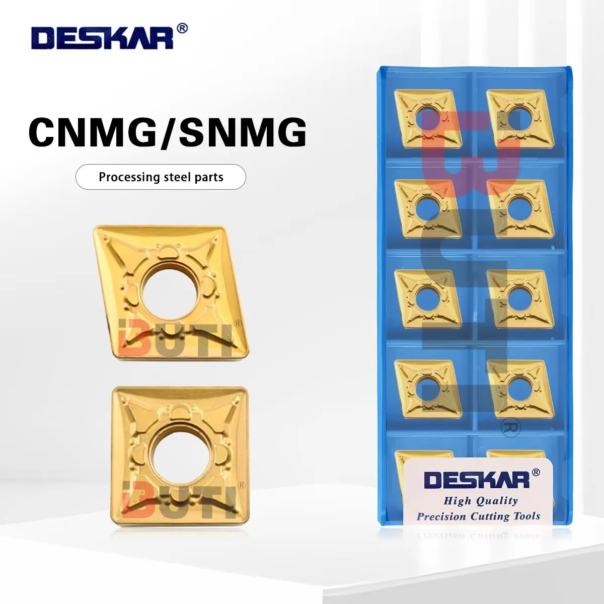 DESKAR 100% Original SNMG190612-CV CNMG190612-CV LF9018 Lathe External Round Turning Insert Cutting Tool Processing Steel Cutter