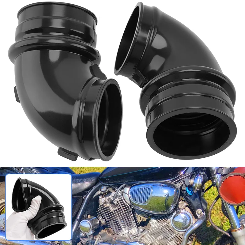 2 PCS Motorcycle Carburetor Joint Air Cleaner For Yamaha XV700 Virago 1984-1986 for XV750 XV1000 1984-1998