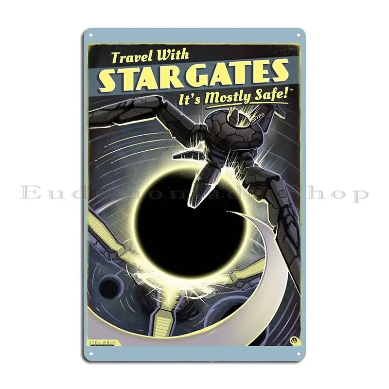 Stellaris Metal Plaque Create Party Bar Retro Wall Tin Sign Poster