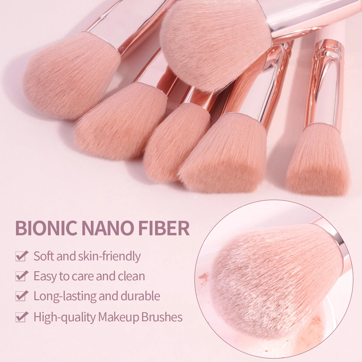 Maange 40 stücke Make-up-Tool-Set 31 stücke Foundation Pinsel weichen flauschigen Concealer Rouge Pinsel mit 6 stücke Puder Puff Make-up Reinigungs matte