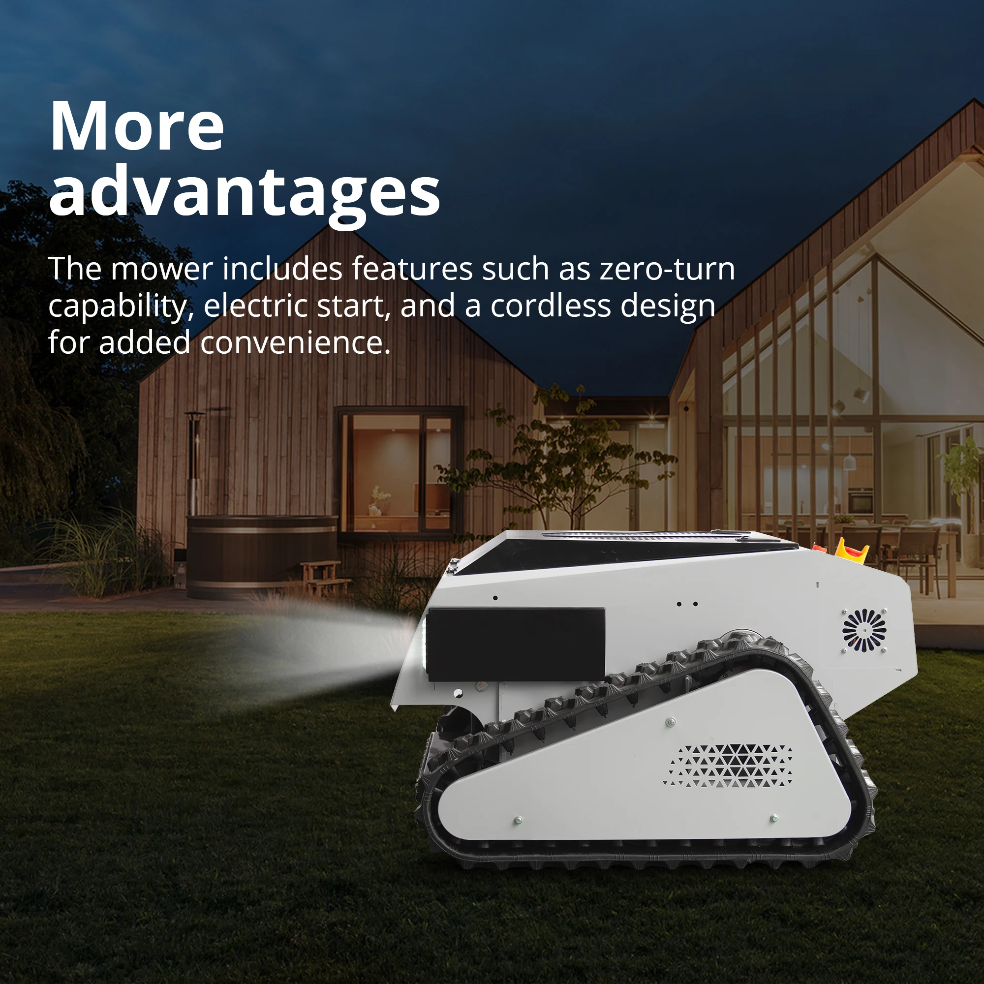 جزازة العشب اللاسلكية ببطارية ليثيوم مخصصة وقاطع عشب المحرك، آلة جزازة الحديقة متعددة الوظائف للفناء والمزرعة الأمريكية