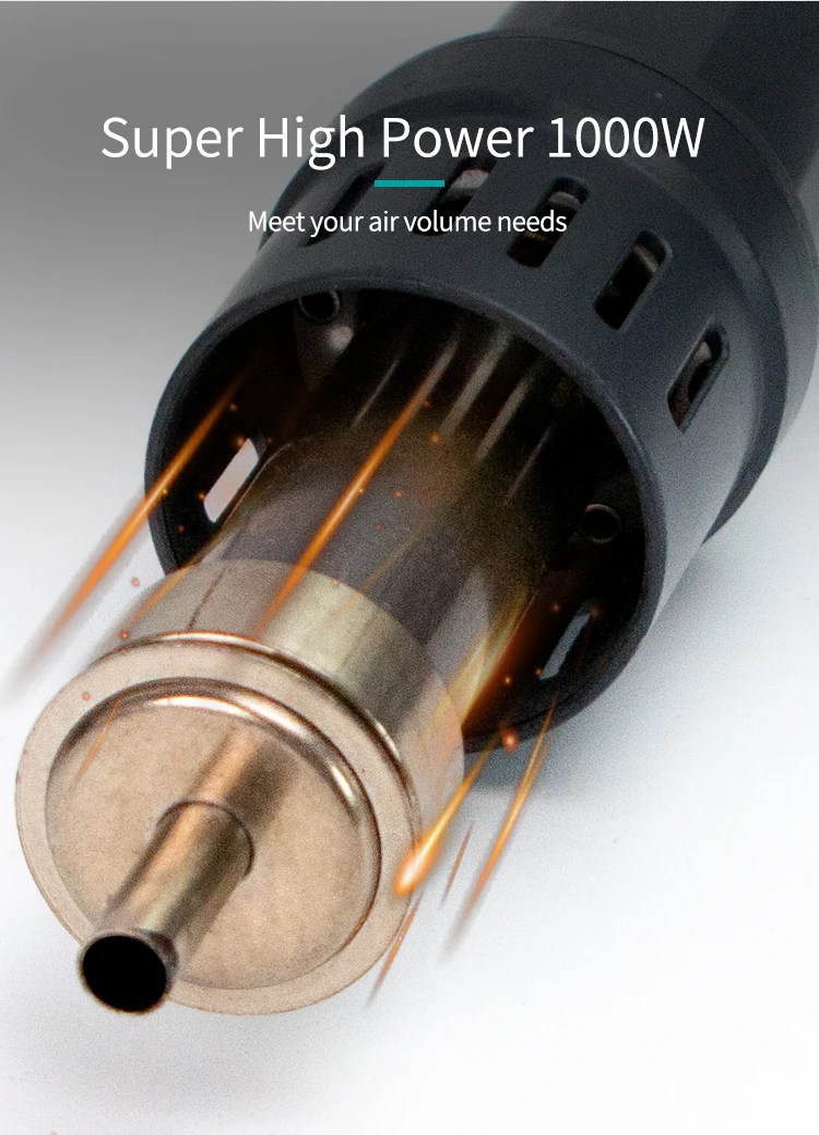 Quick 861DW Hot Air Soldering Station Microcomputer Temperature Hot Air n Rework Station Electric Soldering Iron for Phone Wel