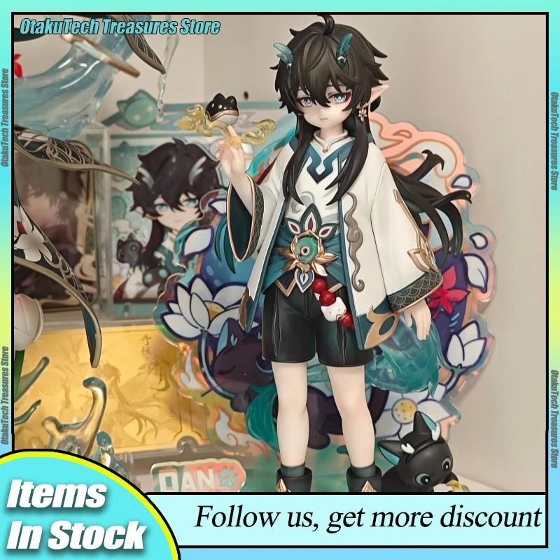 

mihoyo Honkai: Star Rail Dan Heng Imbibitor Lunae Figure Chibi Cat Series Collectible Anime Figurine Home Desktop Model Gift