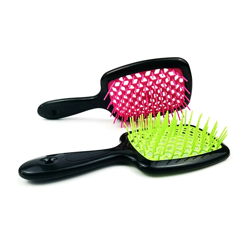 Wide Teeth Air Cushion Combs Women Scalp Massage Comb DIY Hair Brushes Hollowing Out Salon Hairdressing Tools Barber Accessories