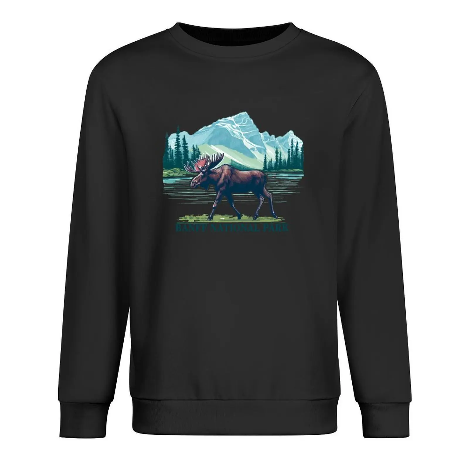

Banff National Park Alberta Canada Pullover clothes for men men's clothing korean style clothes men wear hooded sweatshirts