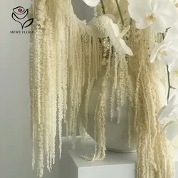 3Pcs Hanging Amaranthus Dried Flowers for Wedding Arch Bridal Bouquets Decor Eternal Lovers Tears Nordic Shop Windows Display