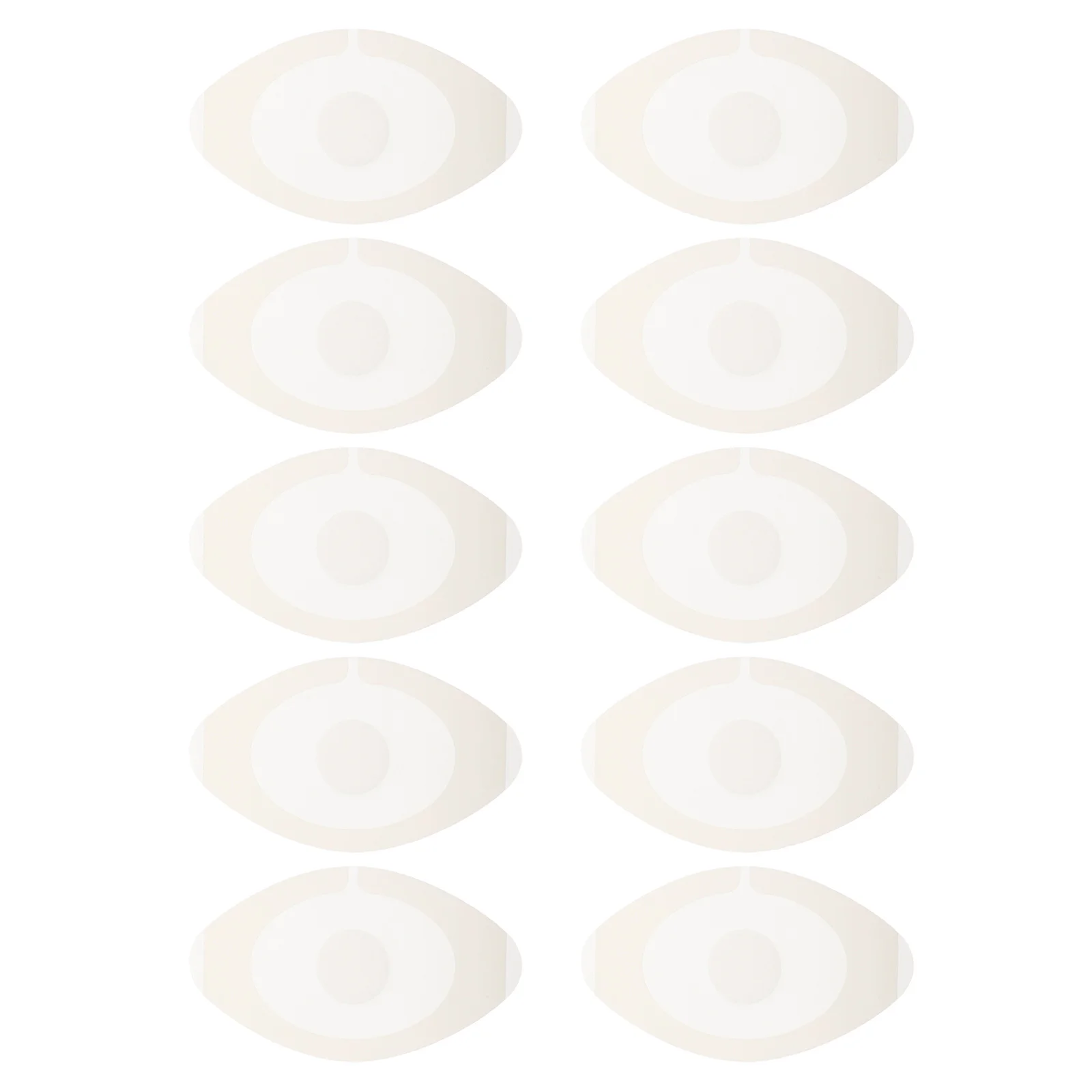 

10Pcs Baby Belly Button Patches Waterproof Navel Stickers No Marks After Removal for Infant Swim Supplies White