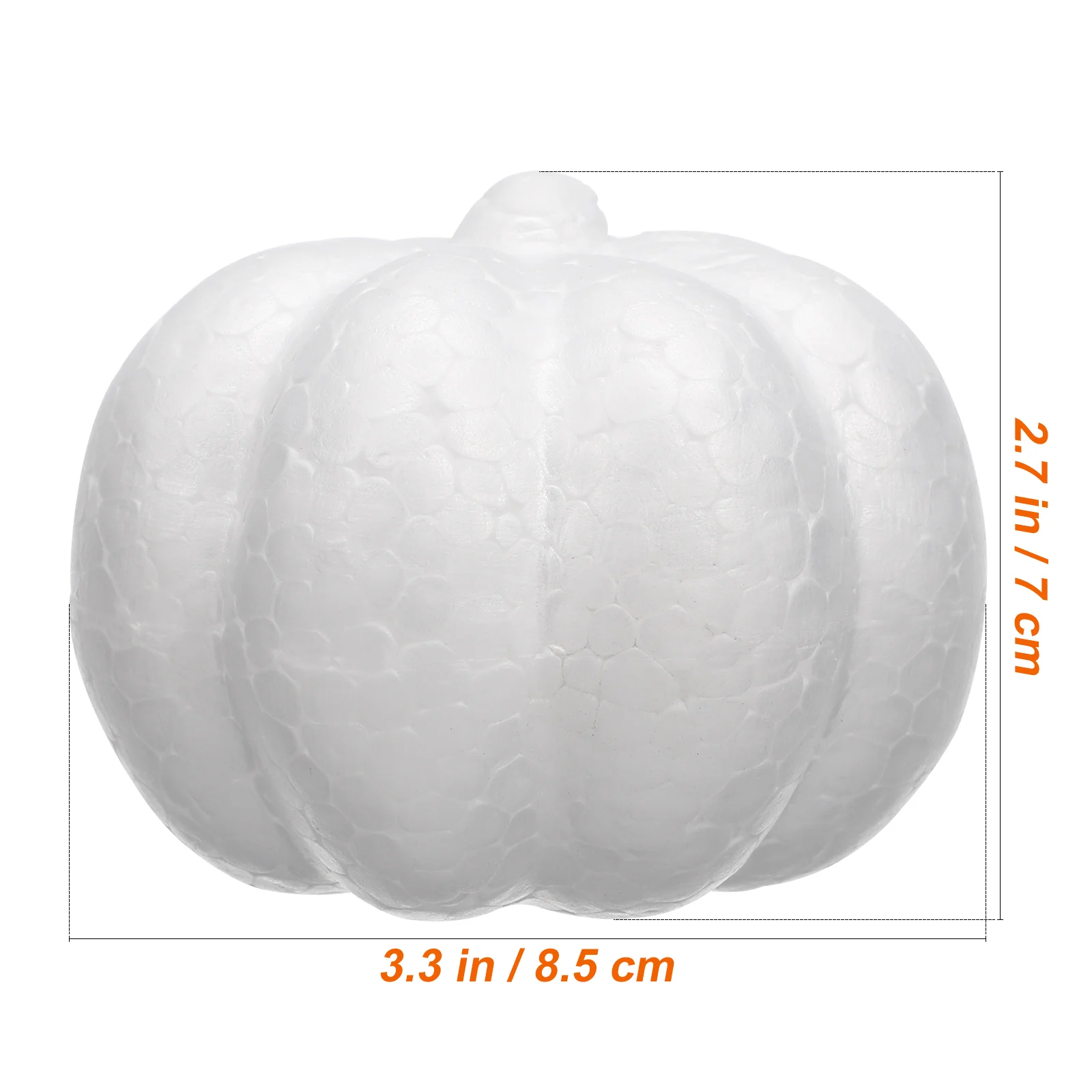 20 Pcs Foam Pumpkin Halloween Ornament Decorative Props Festive DIY Emulation Scene Creative Christmas Decorations Outdoor