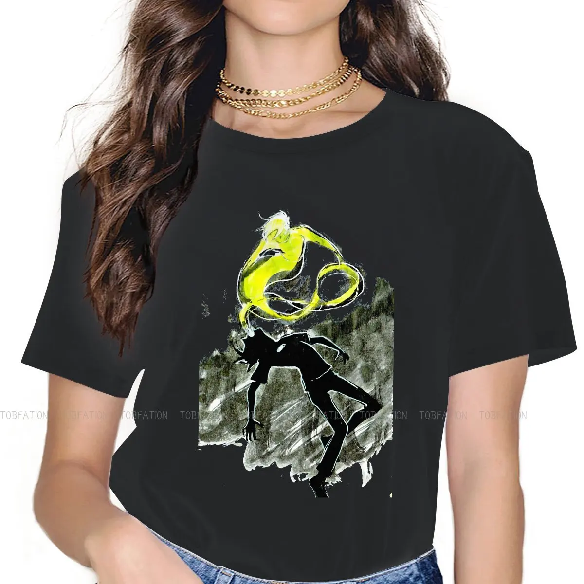 Soul Women TShirt Danny Phantom  Cartoon O Neck Girls Short Sleeve 5XL Lady T Shirt Funny Cute Gift