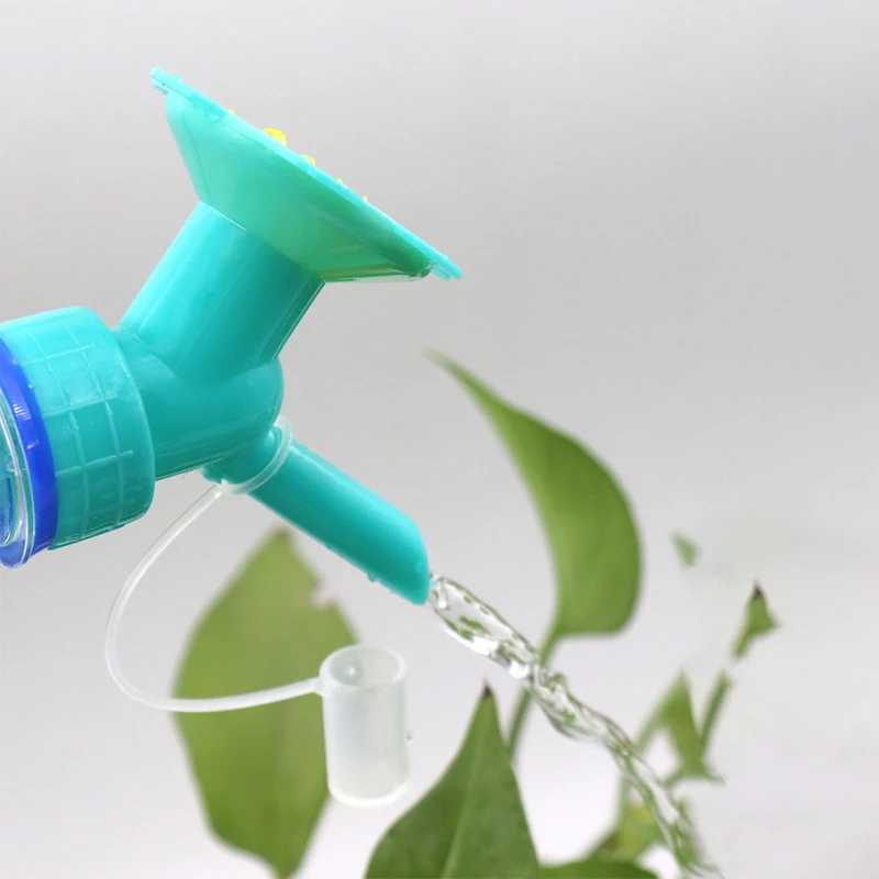 5 buah irigasi 2 In 1 Penyiraman Nozzle Sprinkler air botol minuman sukulen berkebun alat