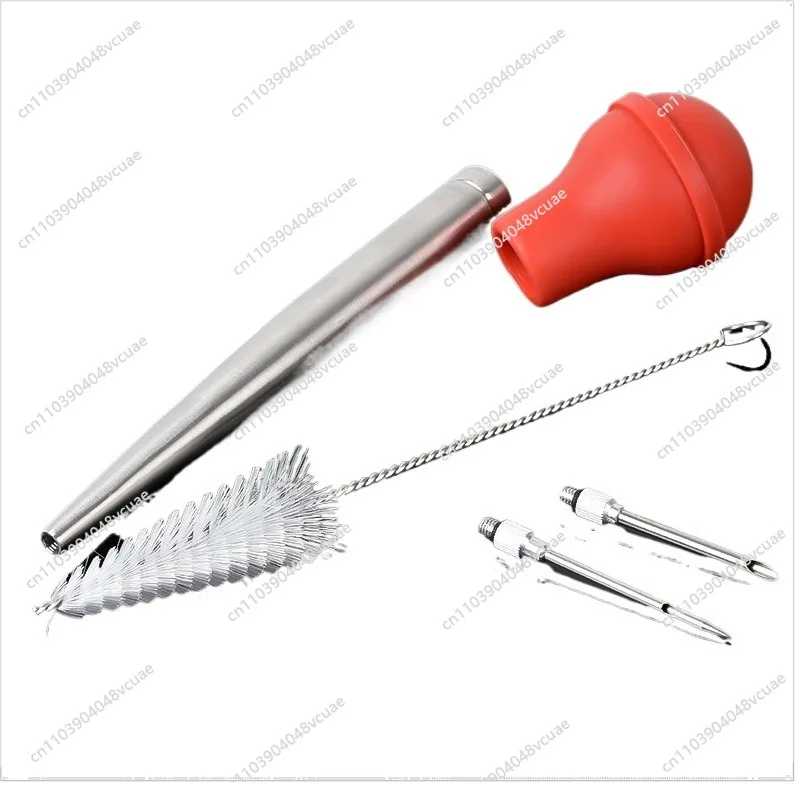 For Silicone Pump 304 Stainless Steel Double Needle Headband Cleaning Sweep Set, Turkey Needle