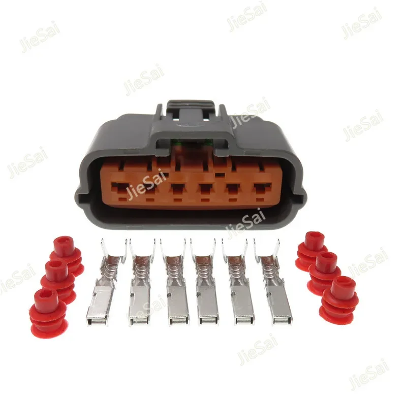 

6 Pin 6195-0035 Automotive Accelerator Pedal Cable Plug Electrical Ignition Connector For Nissan
