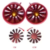 JP 메탈 덕트 선풍기 EDF 세트 부품, RC 비행기용 전기 Lipo 모터, 모델 부품, 70mm, 80mm, 12 블레이드, 4s-6s 5