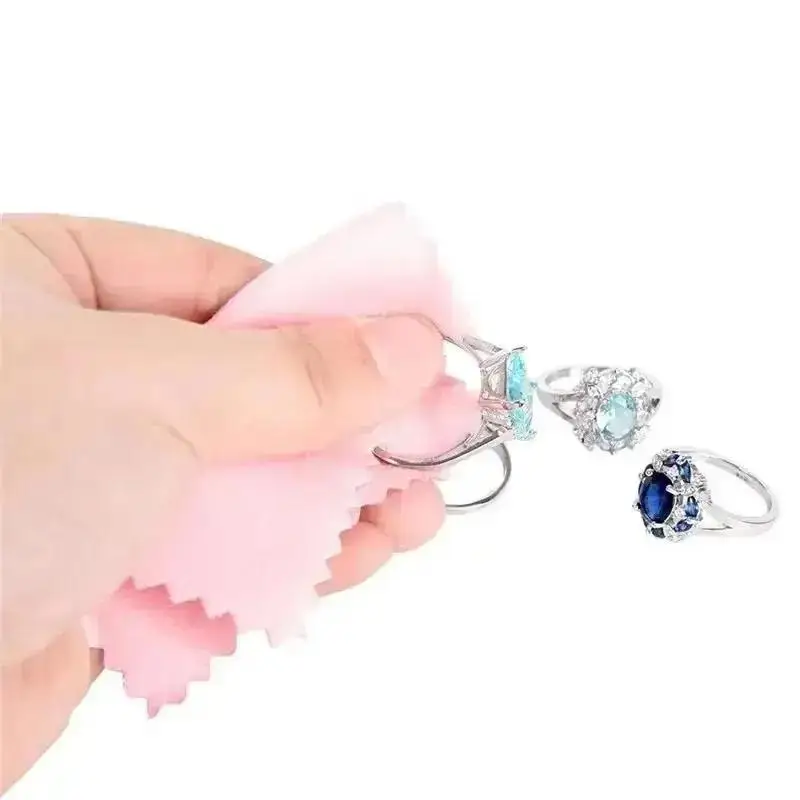 10Pcs Lint Free Cleaning Cloth Soft Traceless Wipes For Glasses Lenses Jewelry Gold Silver Polishing And Household Care