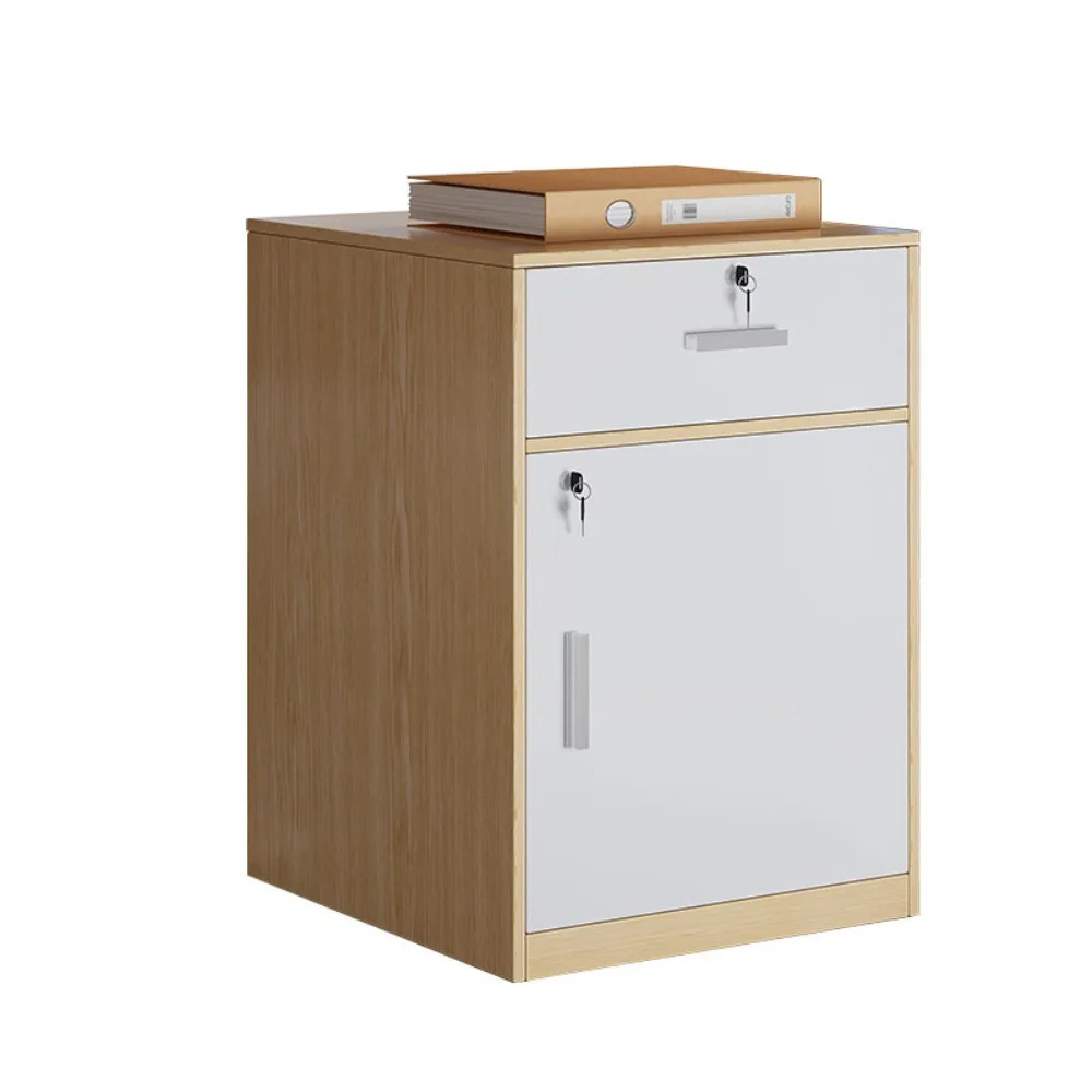 

Space Saving Lockable Cabinet Sturdy Under Desk Side Cabinet For Office Document Storage