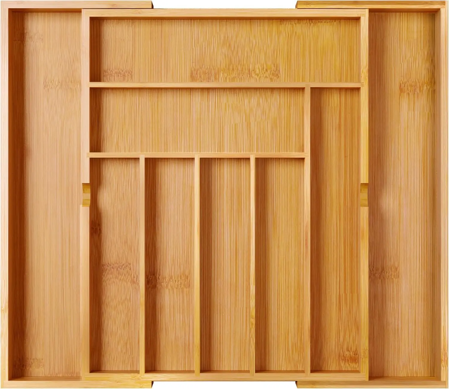 

drawer organizer flatware organizer cutlery tray silverware organizer expandable adjustable bamboo
