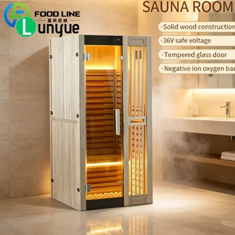 Healthy Steam Sauna Household Single Person Steam Room Portable Home Spa Box for Relaxation Detox Weight Loss Wellness