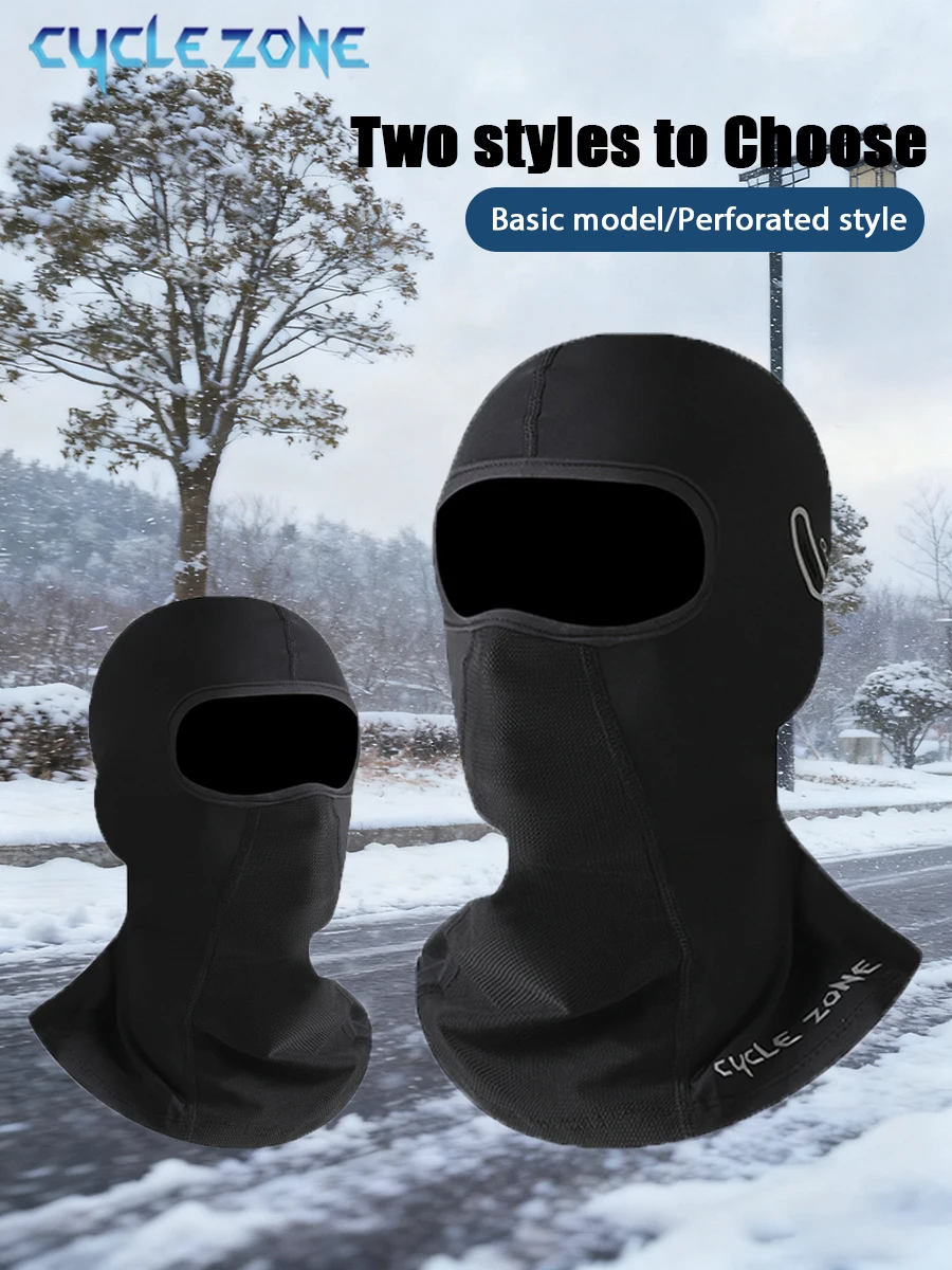 

Outdoor Sports Full Face Mask MTB Cycling Bandana Bicycle Warm Headwear Ride Neck Mask Bike Headband Scarf with Glasses Hole