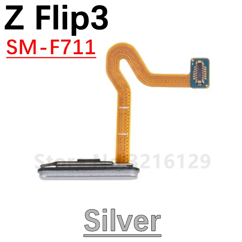 Power Home Button Menu Return Key Fingerprint Touch ID Recognition Sensor Flex Cable For Samsung Z Flip3 Flip4 Flip5 Flip 3 4 5