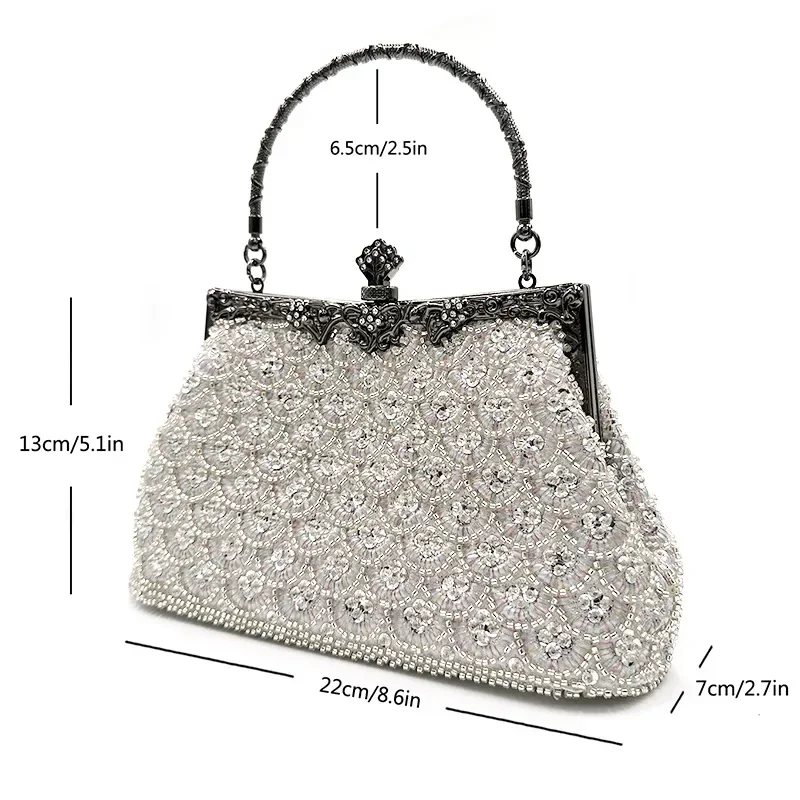 Luxury High Design Women Evening Bag Brand Party Banquet Glitter Bag for Ladies Wedding Clutch Handbag Shoulder Bag Chain Bolsas