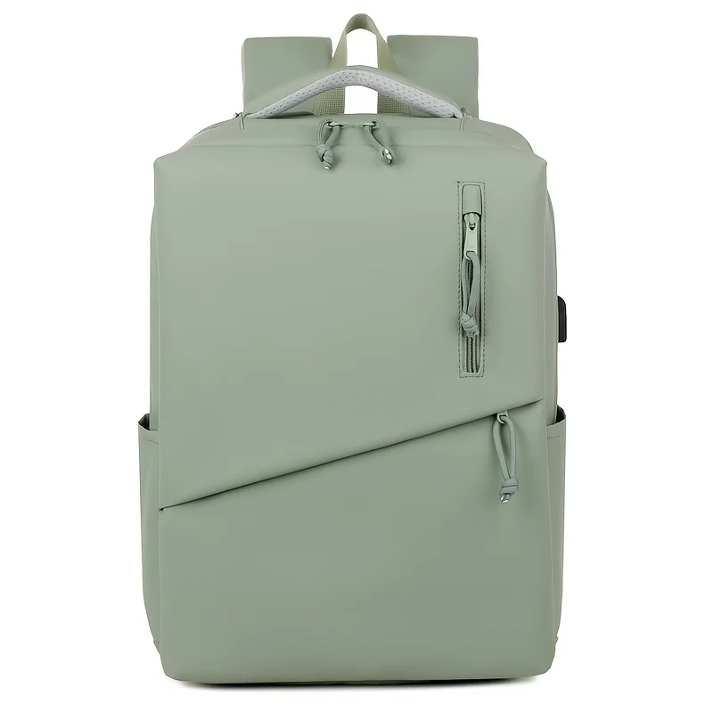 Fashion Women's Casual Backpack, Large Capacity Laptop Backpack, Simple Solid Color Backpack, Suitable for Commuting, Travel Etc