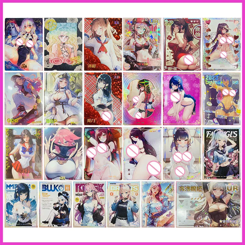 

Аниме «История богини», редкие SP BR ZR UR GPR SSP, коллекционные карты Yanfei Amber Beidou Raiden Shogun, игрушки для мальчиков, подарок на день рождения