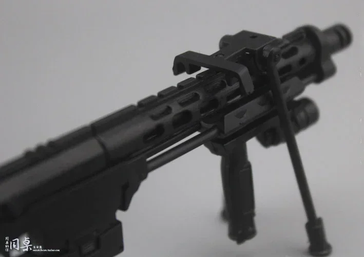 1/6 DSR-1 Blood Hawk Sniper Rifle Assemble Gun Model Plastic Action Figures Weapon for Soldier Military Building Toy