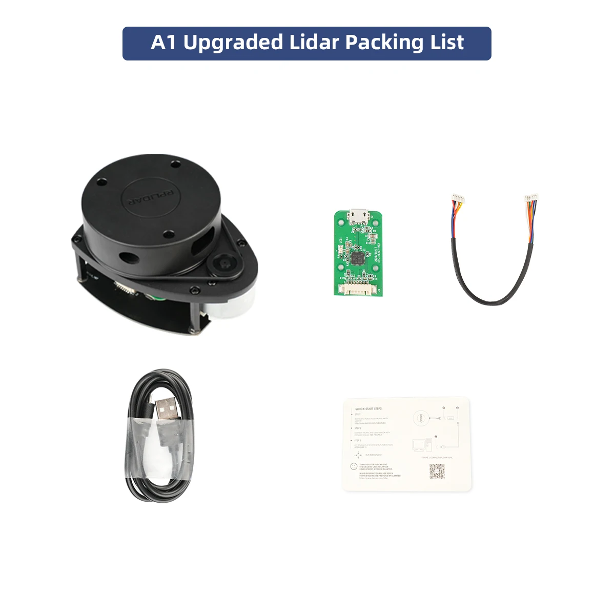 SLAMTEC RPLIDAR Lidar C1 A1 A2M12 S2L SLAM Triangulation Ranging Support Mapping Navigation For ROS And ROS2