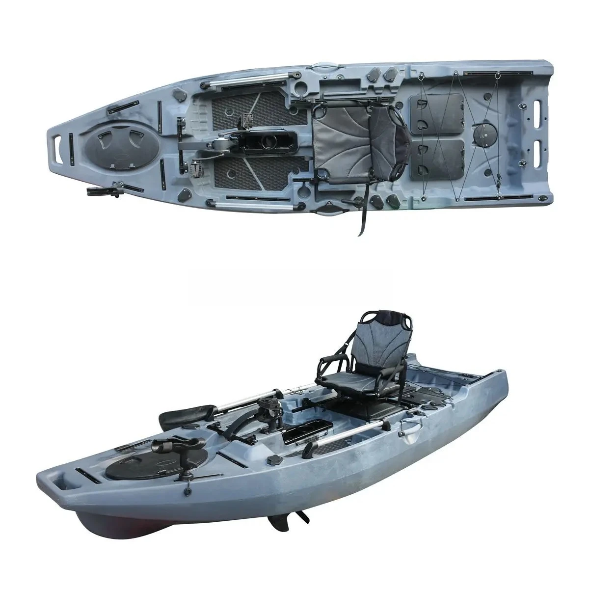 Sit On Top 11ft 1 Person Cheap Plastic Canoe/kayak 100cm Wide Reasonable Factory Price Recreational Adult Kayak For Sale