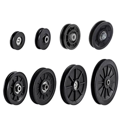 25UC 1Pc Nylon Bearing Pulley Wheel Round Fitness Pulley Wheel Bearing Replacements Gym Equipment Parts for Fitness Equipment