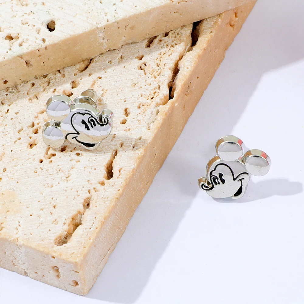 Pendientes de Mickey Mouse con Diseño de Dibujos Animados, Elegantes y Modernos para Uso Diario, Regalo Perfecto para Entusiastas
