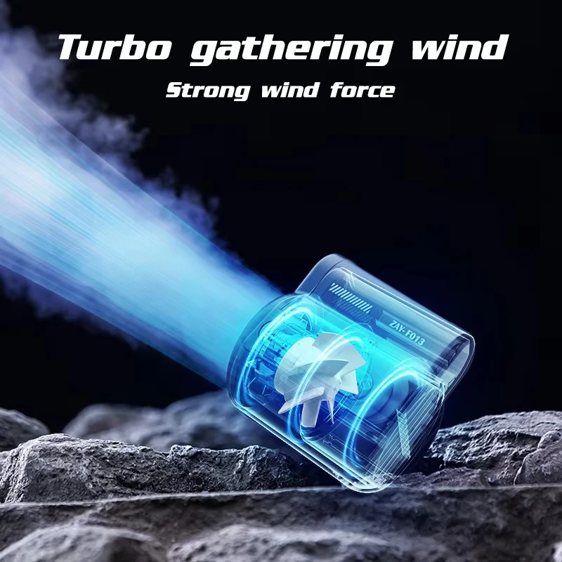 مروحة معلقة على الخصر المحمولة من Xiaomi، 3 سرعات، تدفق هواء قوي يمكن ارتداؤه بمشبك شخصي، مروحة رائعة قابلة لإعادة الشحن تحت القميص