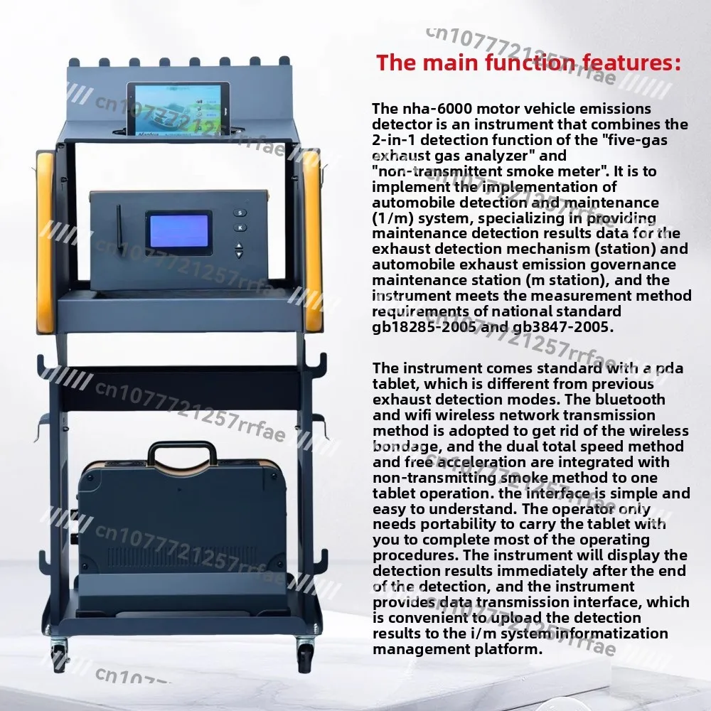 Motor Vehicle Exhaust Gas Analyzer - alternate angle