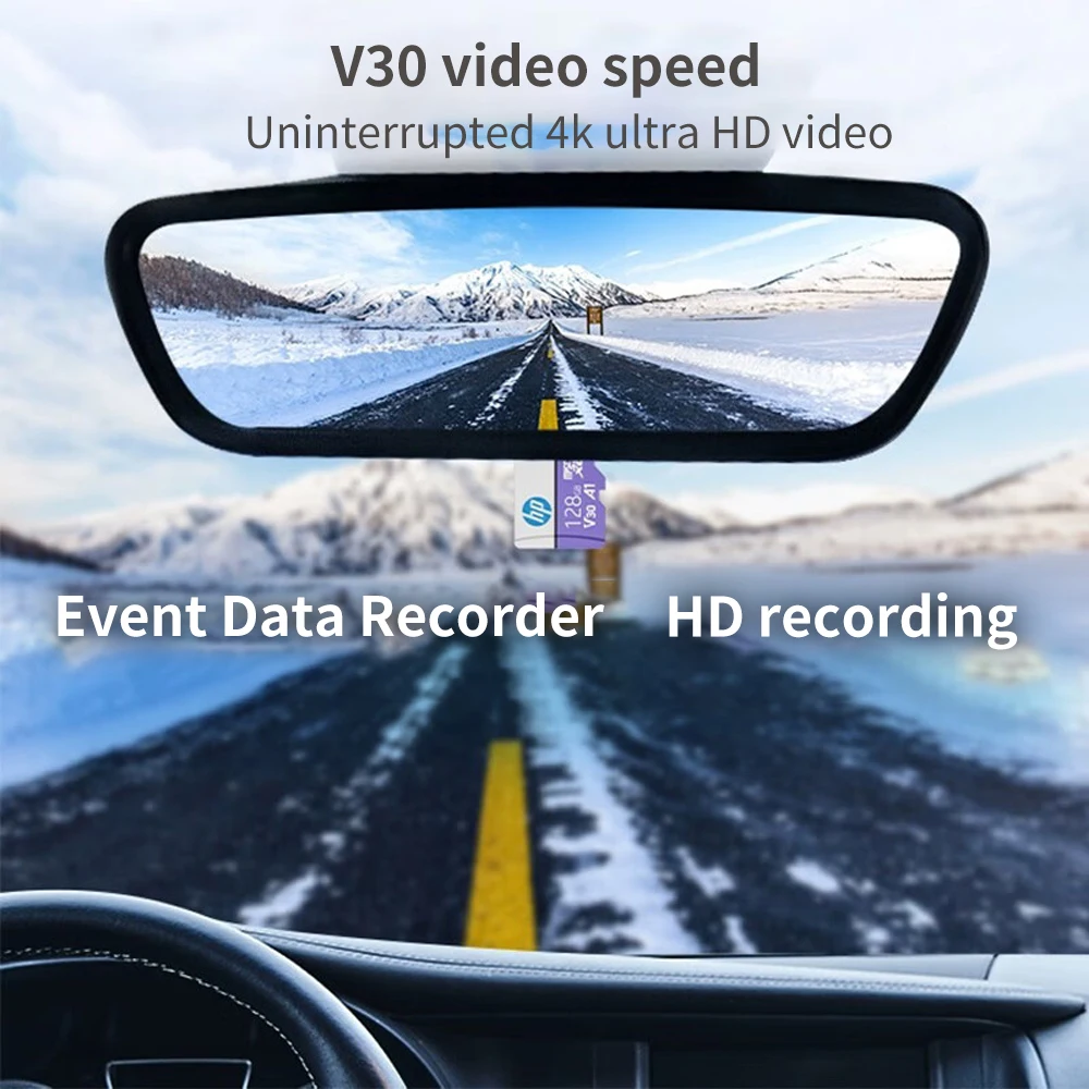HP MicroSD Card Memory Card Special For Driving Recorder 64GB Recorder Dedicated 128GB 256GB Memory Card For Mobile Phone PC