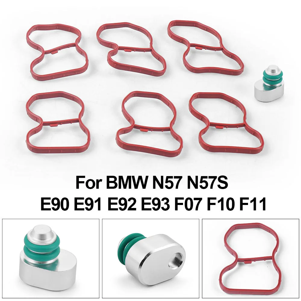 

Набор для удаления заглушек для бмв, комплект для удаления заглушек с 6 прокладками для N57, N57S, E90, E91, E92, E93, F07, F10, F11