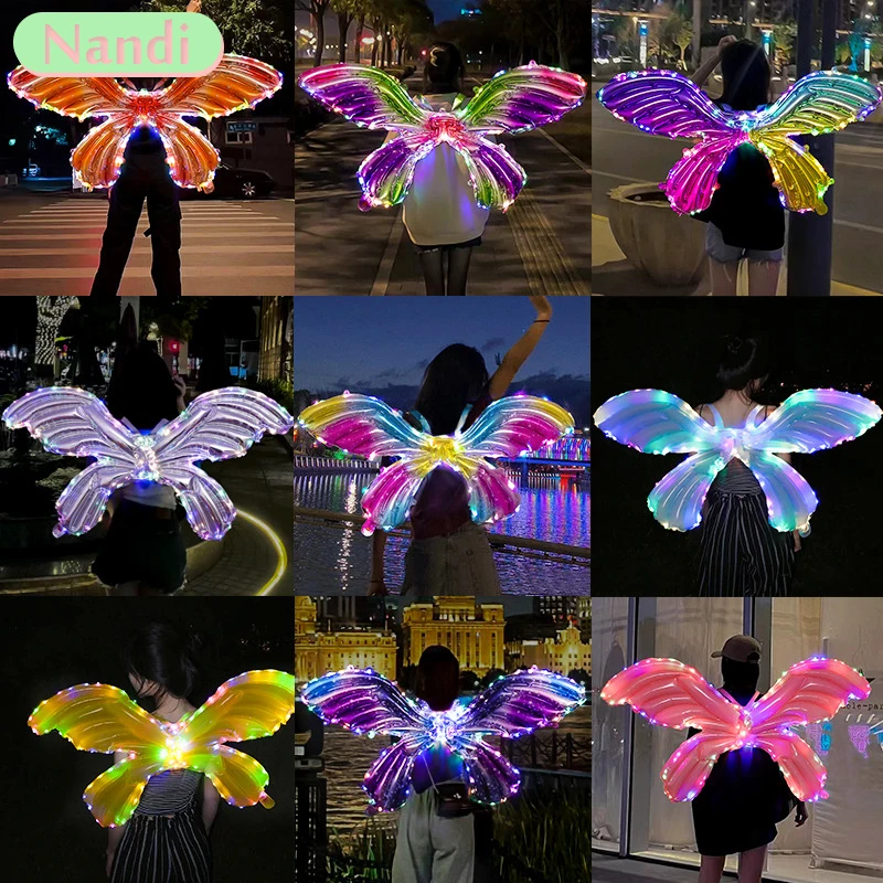 Butterfly Inflatable Angel Wings Balloon Birthday Party Party Atmosphere Arrangement Photo Children Toys Birthday Decoration