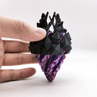 3D Printed Geode Infinity Fidget Toy - Unbreakable Maze Path, PLA Stress Reliever
