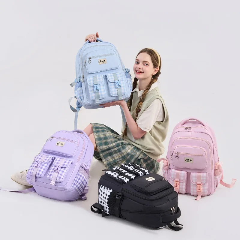 Waterproof Nylon Large Capacity Kids Backpacks for Boy Cute Backpack Nylon Sports Bags Class Bag for Girl Designer Bags Mochila
