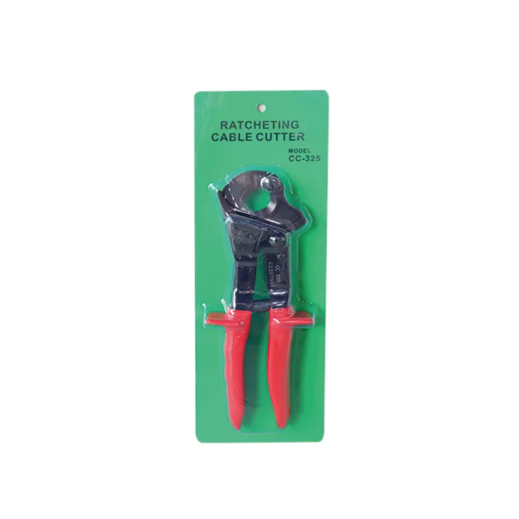 CC-325 Ergonomic Anti-skidding Manual Hand Power Ratchet Wire Cable Cutter