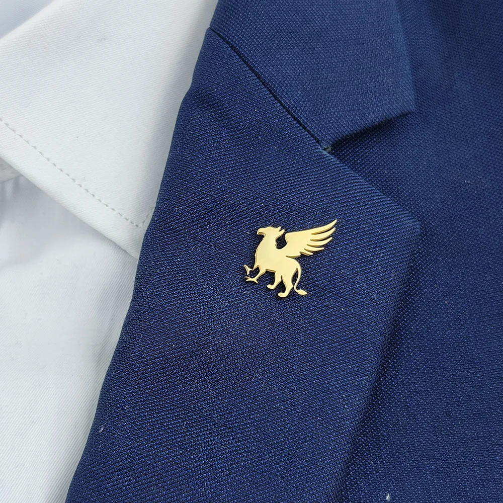 Креативный дизайн броши из нержавеющей стали Sky Pegasus, стильная булавка на лацкан, высококачественный водонепроницаемый значок, подарок друзьям