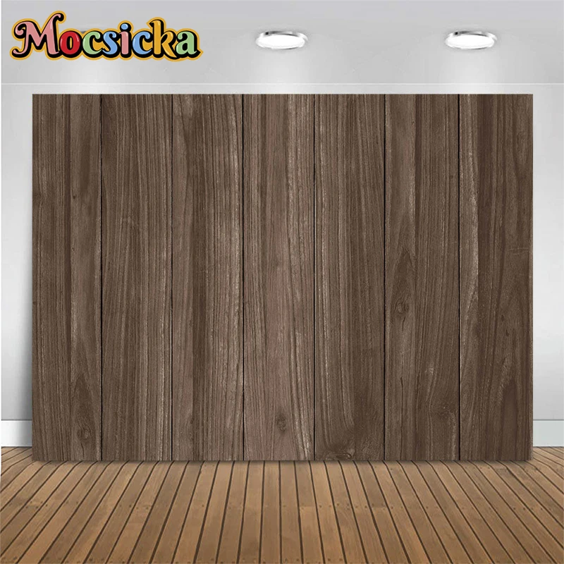 Floor Cloth Photography Background Wood Marble Brick Wall Newborn Baby Shower Family Backdrop Birthday Decor Props Photo Studio