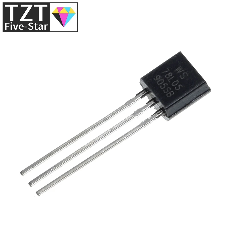20/50/100 قطعة 78L05 L78L05 منظمات الجهد الخطي 5.0 فولت 0.1A إيجابي