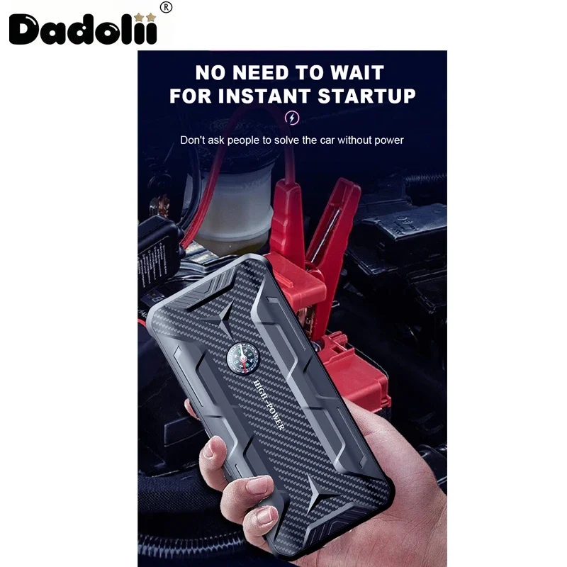 Car Jump Starter Starting Device Battery Power Bank 12V38000mAh Jumpstarter Auto Buster Emergency Booster Car Charger Jump Start