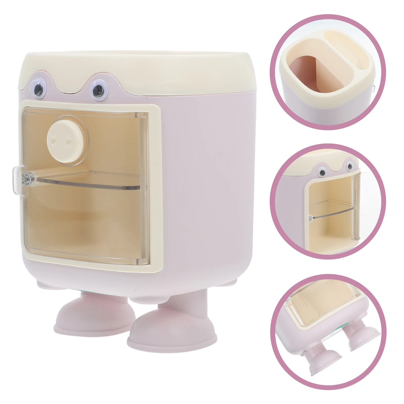 

Multi-Compartment Holder Cute Kawaii Desk Organizer for Home Office School Stationery Storage Holder Tidy Desktop