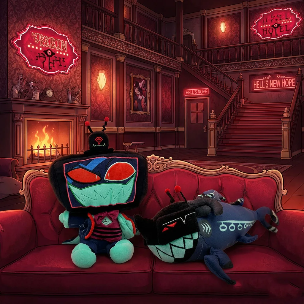 

Hazbin Hotel Plush Toys Funny Anime-related Merchandise Fan Hobby Collectibles Exquisite Desktop Decorative Item Gift For Friend