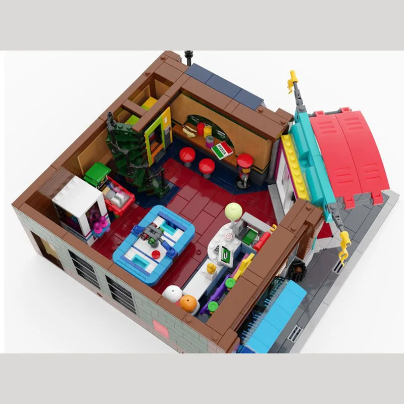 Nuovi blocchi di costruzione MOC Modelli di costruzione Sala giochi arcade Blocchi di costruzione modulari Giocattoli per bambini Regali Set di assemblaggio fai-da-te