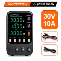Wanptek 30V 5A 10A Switching Power Supply with 3 Groups Memory Storage Laboratory Work Regulated Power Supply Preset Current